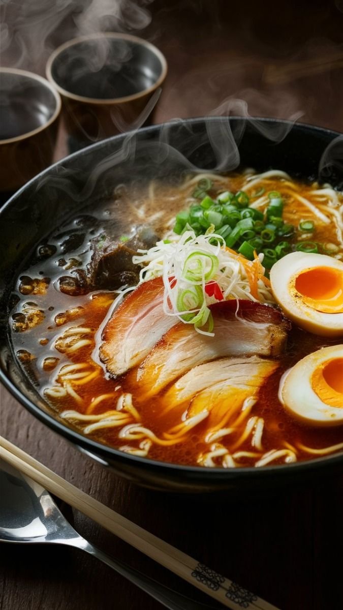 A bowl of fresh noodles resting