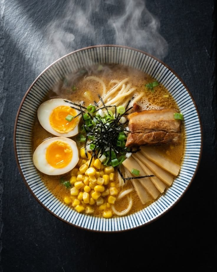 Light shio ramen with greens